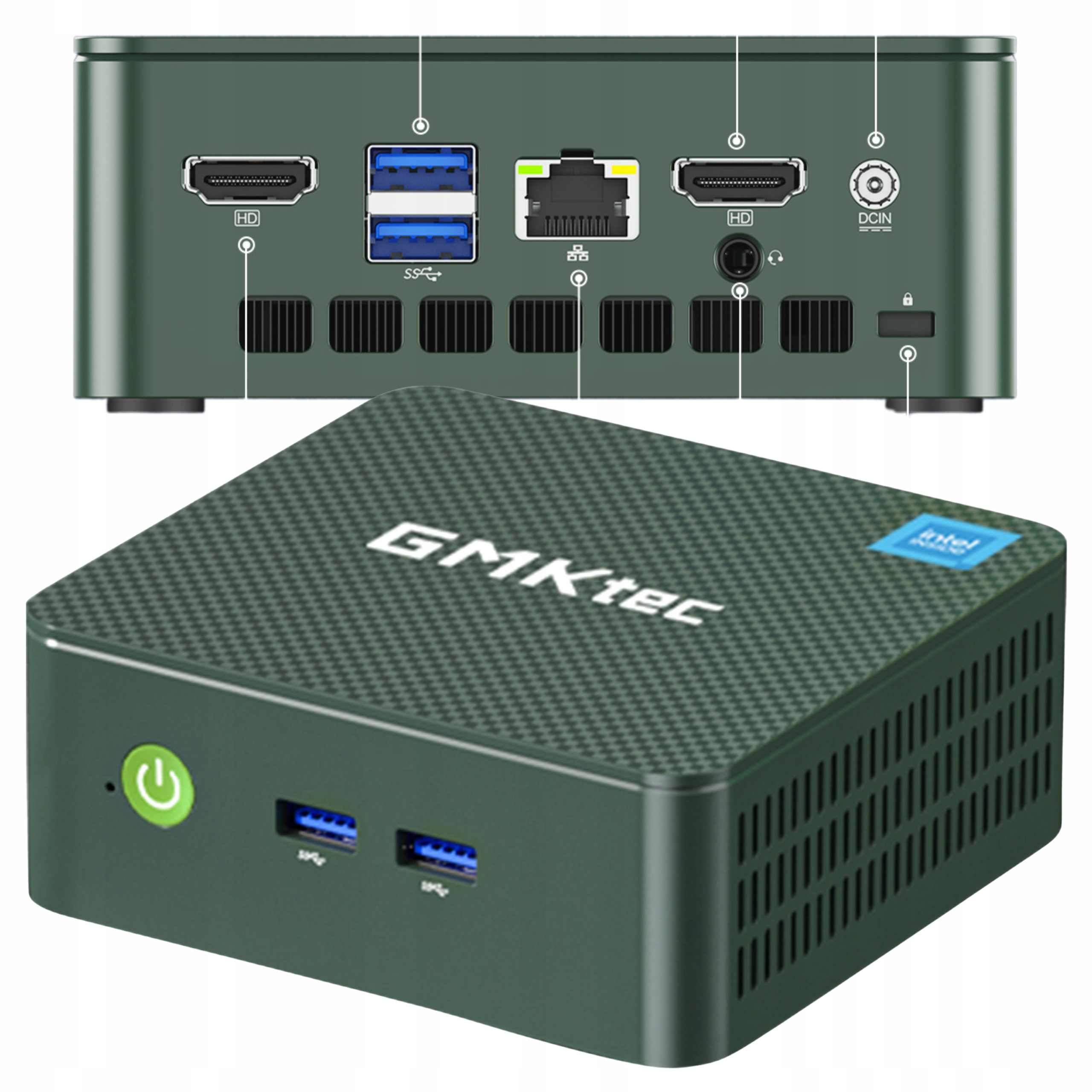 Mini Pc GMKtec G3 Plus Intel N150 16GB Ram DDR4 512GB Ssd Win 11 Pro Vesa