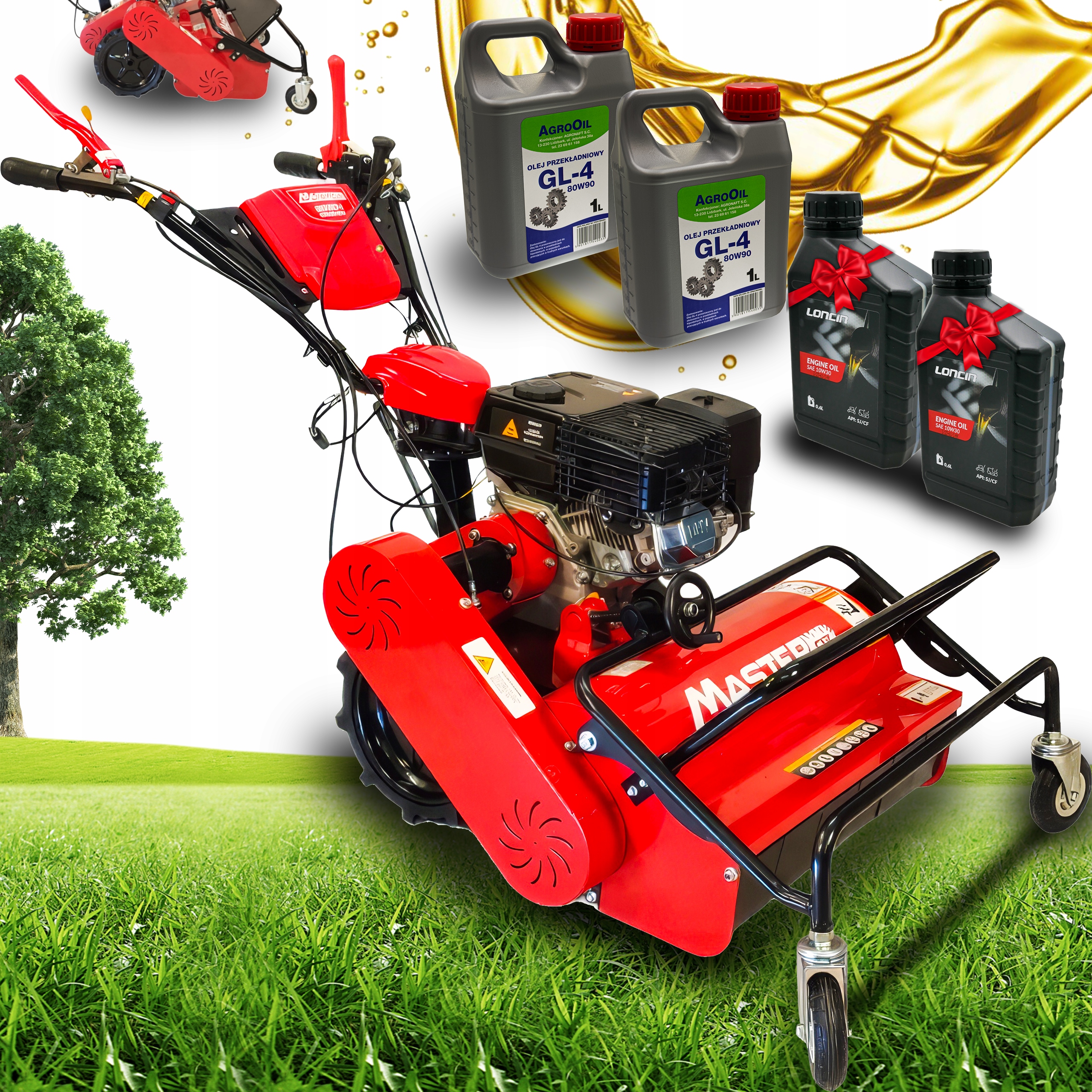 KOSIARKA SPALINOWA BIJAKOWA MASTERCUT SG804 60CM KARCZOWNICA DO TRAWY OLEJE