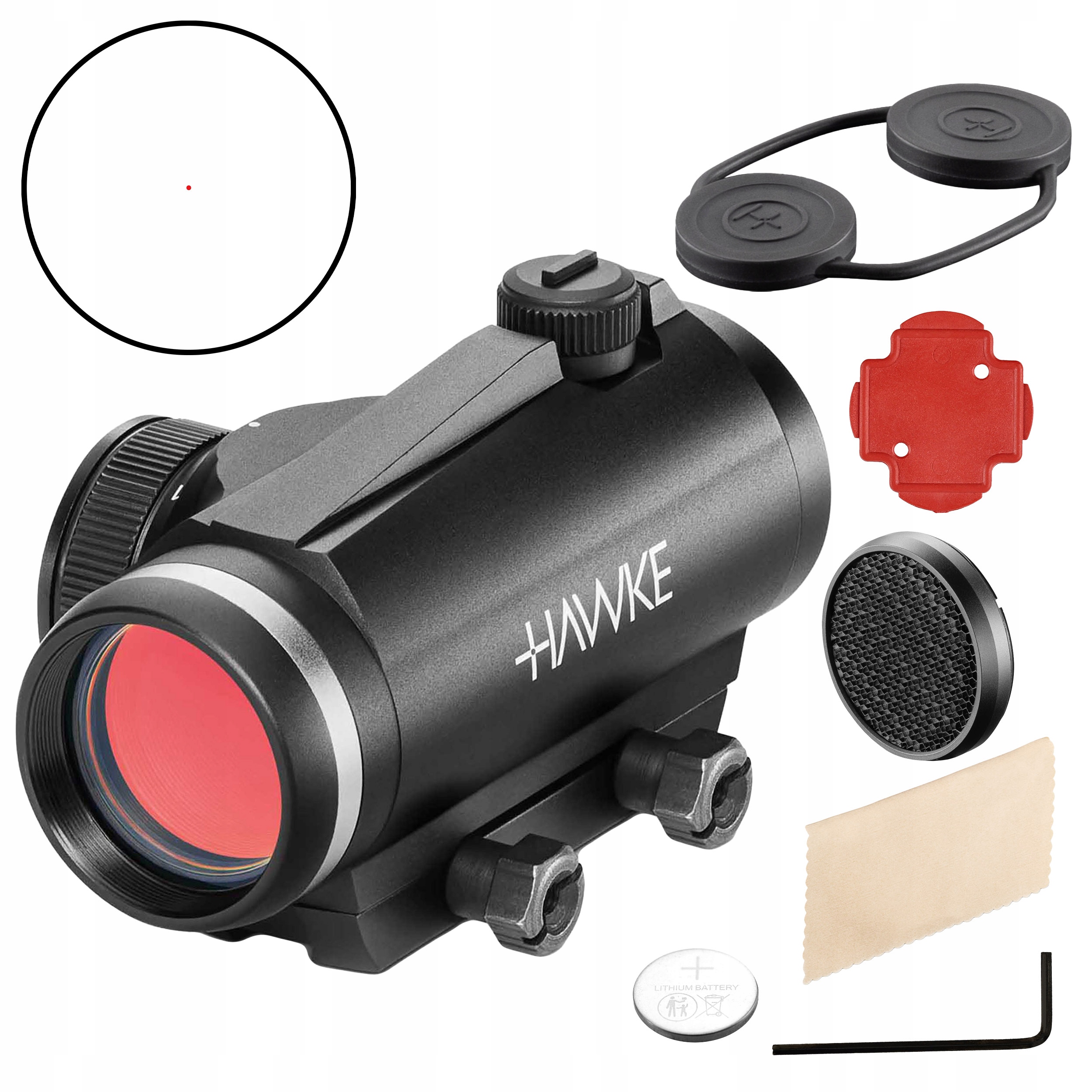 Hawke Kolimator Vantage Rd 1X25 Dovetail Szyna 11 mm 3 Moa Dot