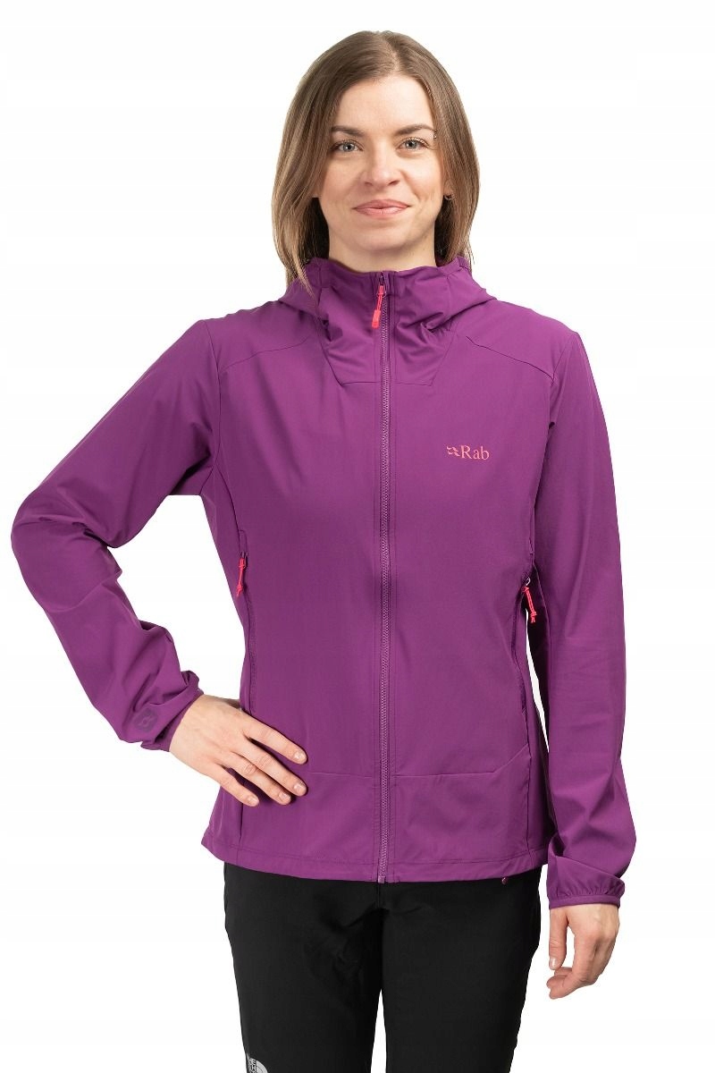 Rab Dámská softshellová bunda Borealis Hoody Women fialová 10_S