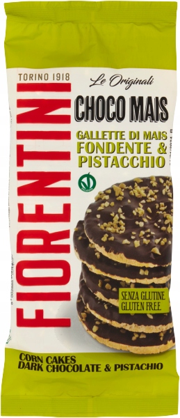 Levně 5 x Kukuřičné oplatky v čokoládě s pistáciemi Choco Mais 77 g Fiorentini