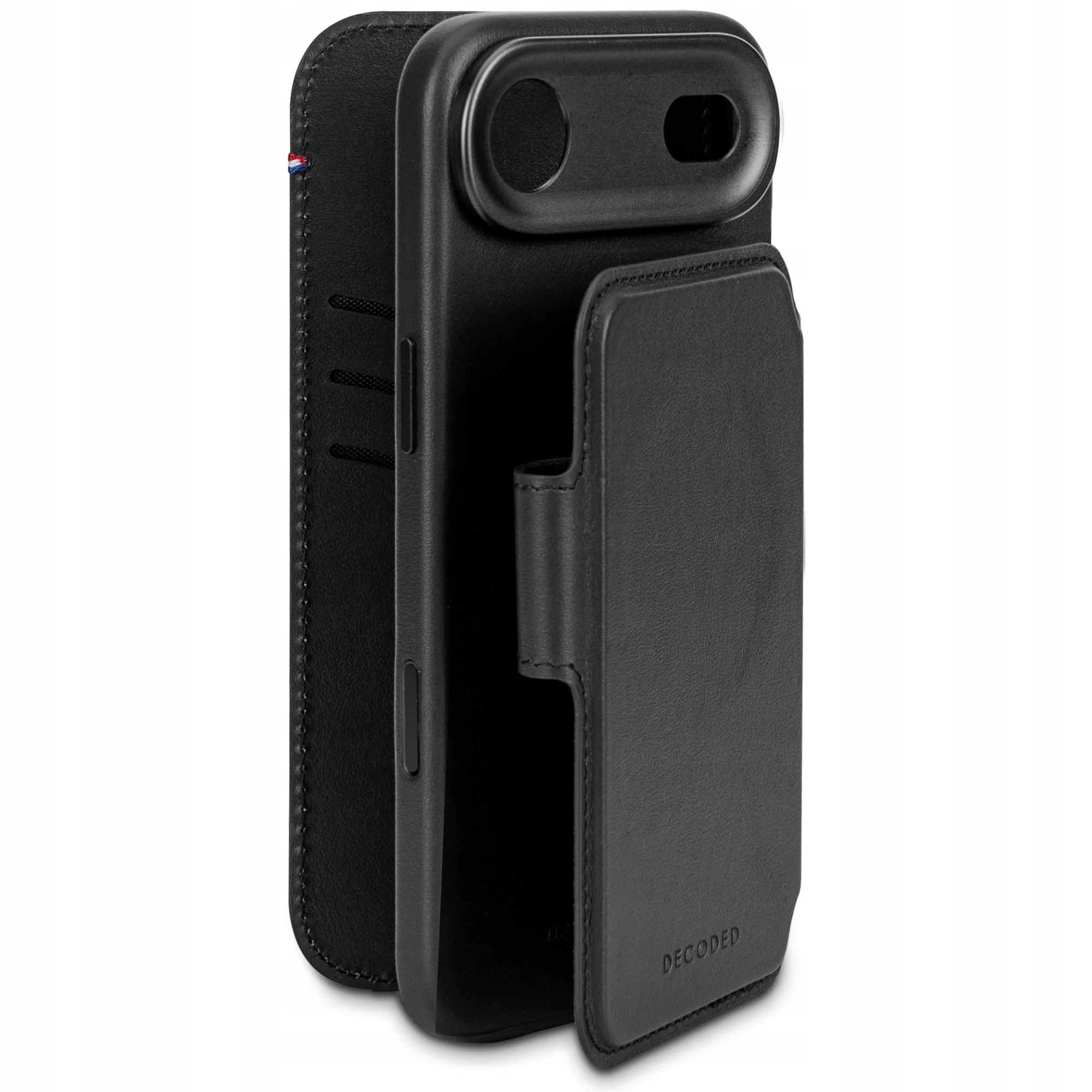 Decoded dvoudílné flipové pouzdro pro iPhone 17 Air MagSafe, kůže