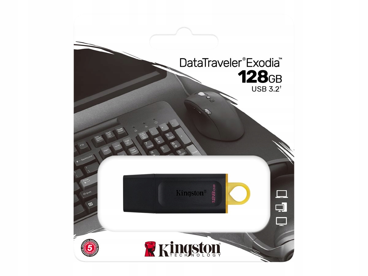 KINGSTON PENDRIVE PAMIĘĆ DTX USB 3.0 3.2 128 GB Kod producenta DTX/128GB