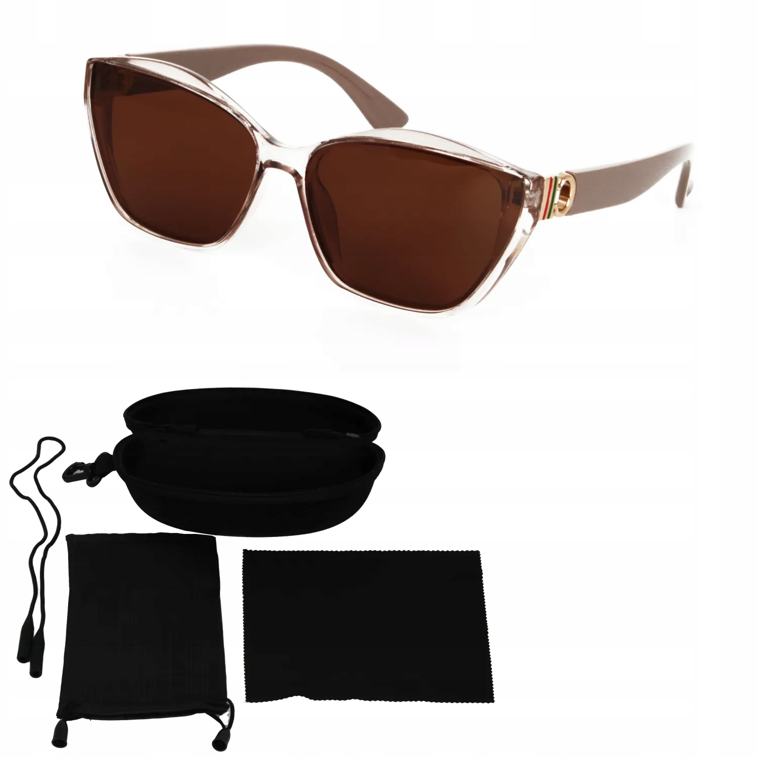 PR9109 C5 Polar Fashion – Transparentní dámské sluneční brýle