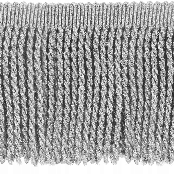 Třásně metalizované 100mm/10m stříbrné Metalic 100