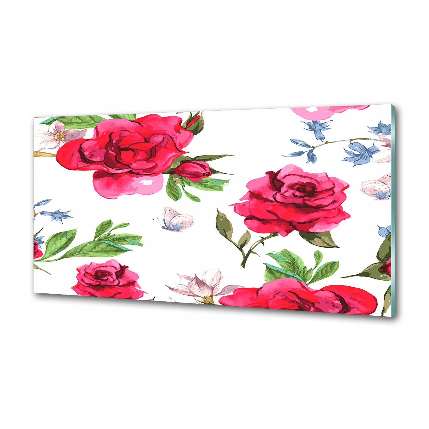 Panel do kuchyne Červené ruže 120 x 60 cm Lepidlo