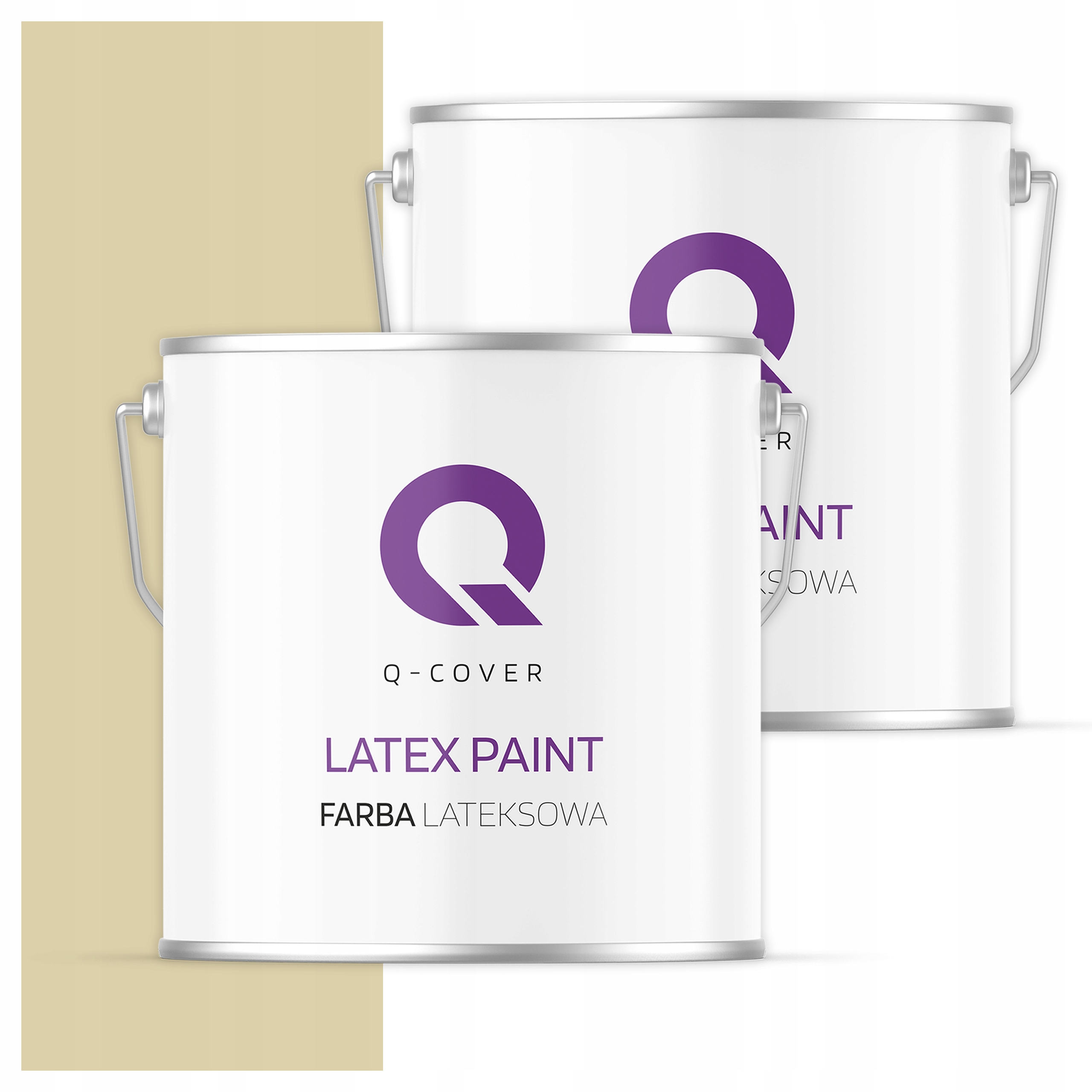 Latexová vnútorná stropná farba 5L Hlboká matná zhnitá zelená svetlá