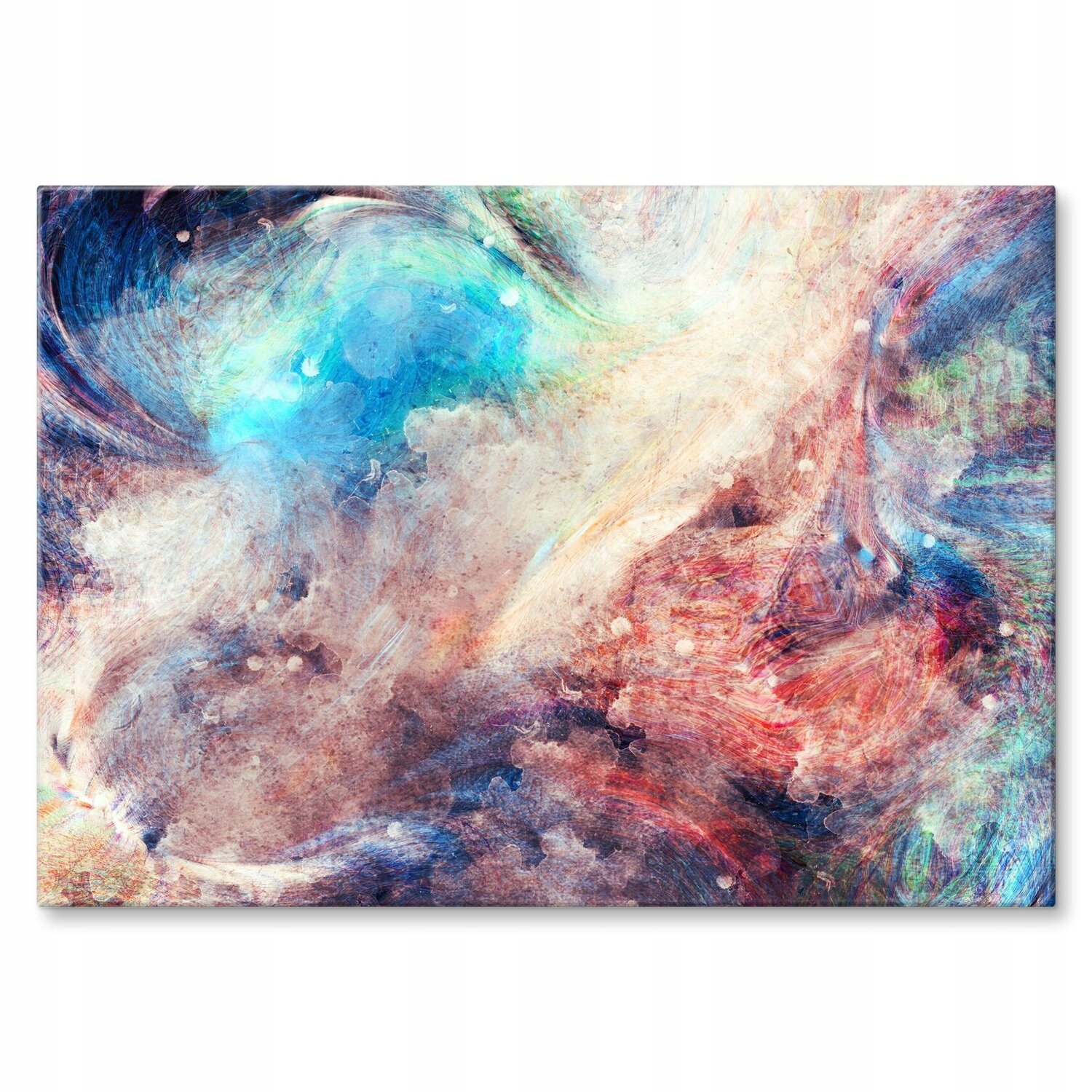 Kovový plakát Colourful space Szyld Plech 42 x 59,4 cm Dárek