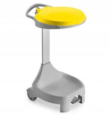 Levně Smile Šedý Rám 2 Kolečka 2 Nože Ped Žó