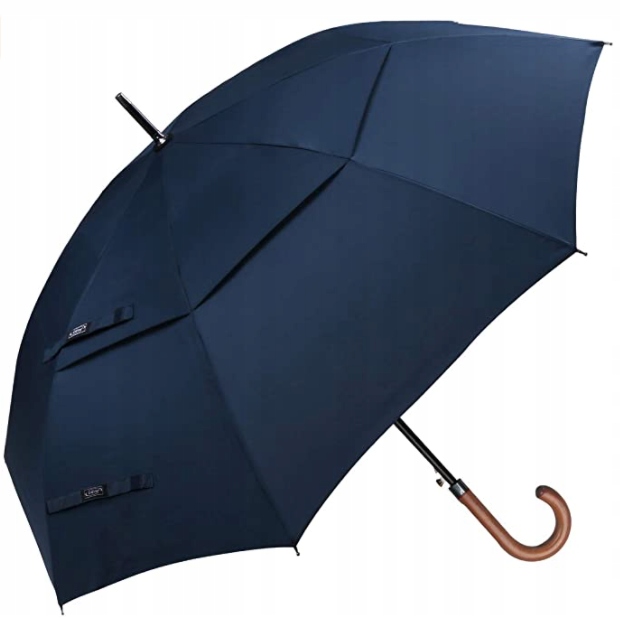 

52-CALOWY Parasol Golfowy Drwaniana Rączka 132CM