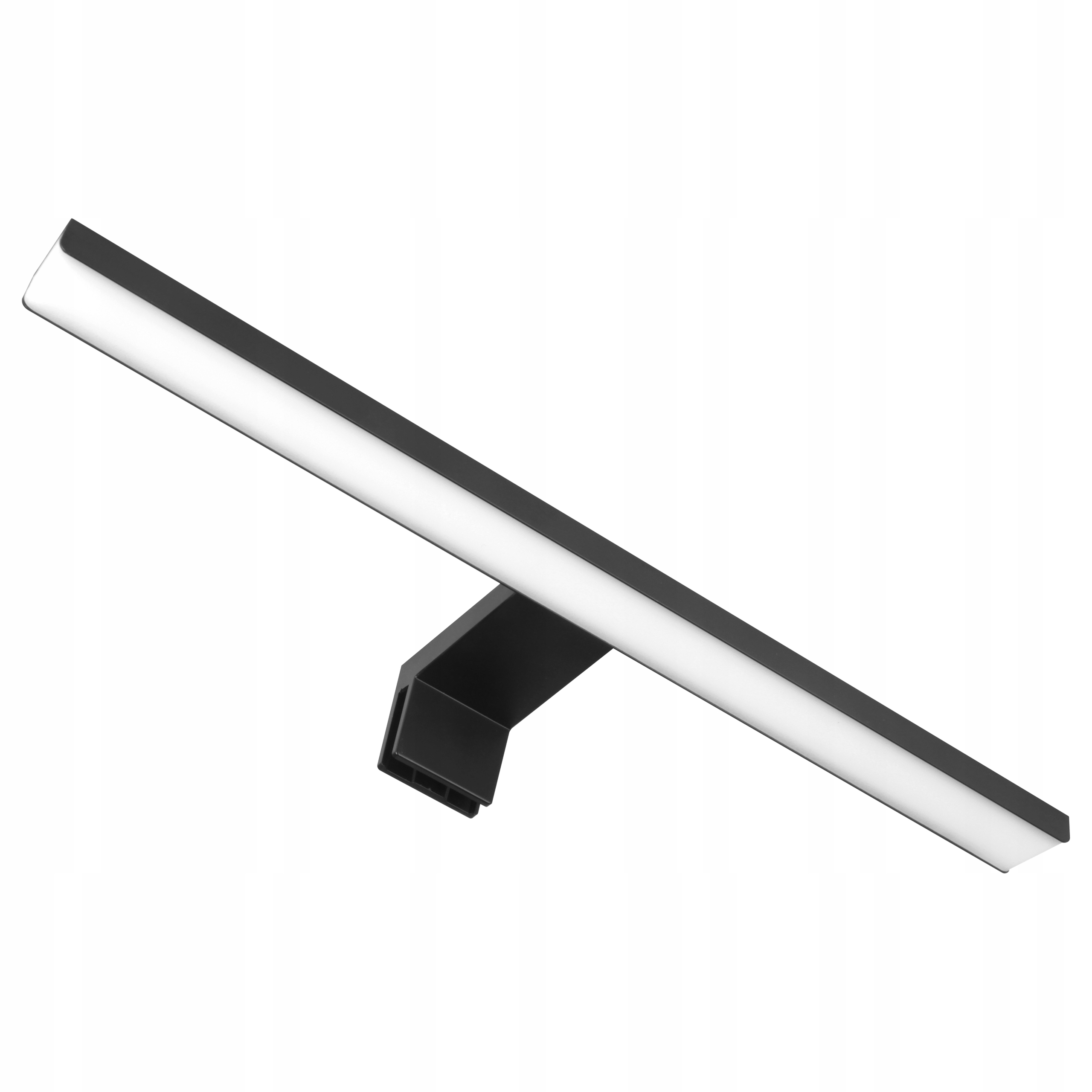 Plafoniera LED pentru baie Besta Masterled, 15W, 1050 lm, 600 mm, lumina naturala(4000 K), neagra, IP44