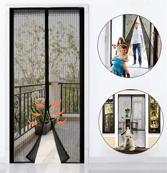 MOSKITIERA SIATKA NA DRZWI NA OWADY MAGNETYCZNA EAN (GTIN) 0642613085359