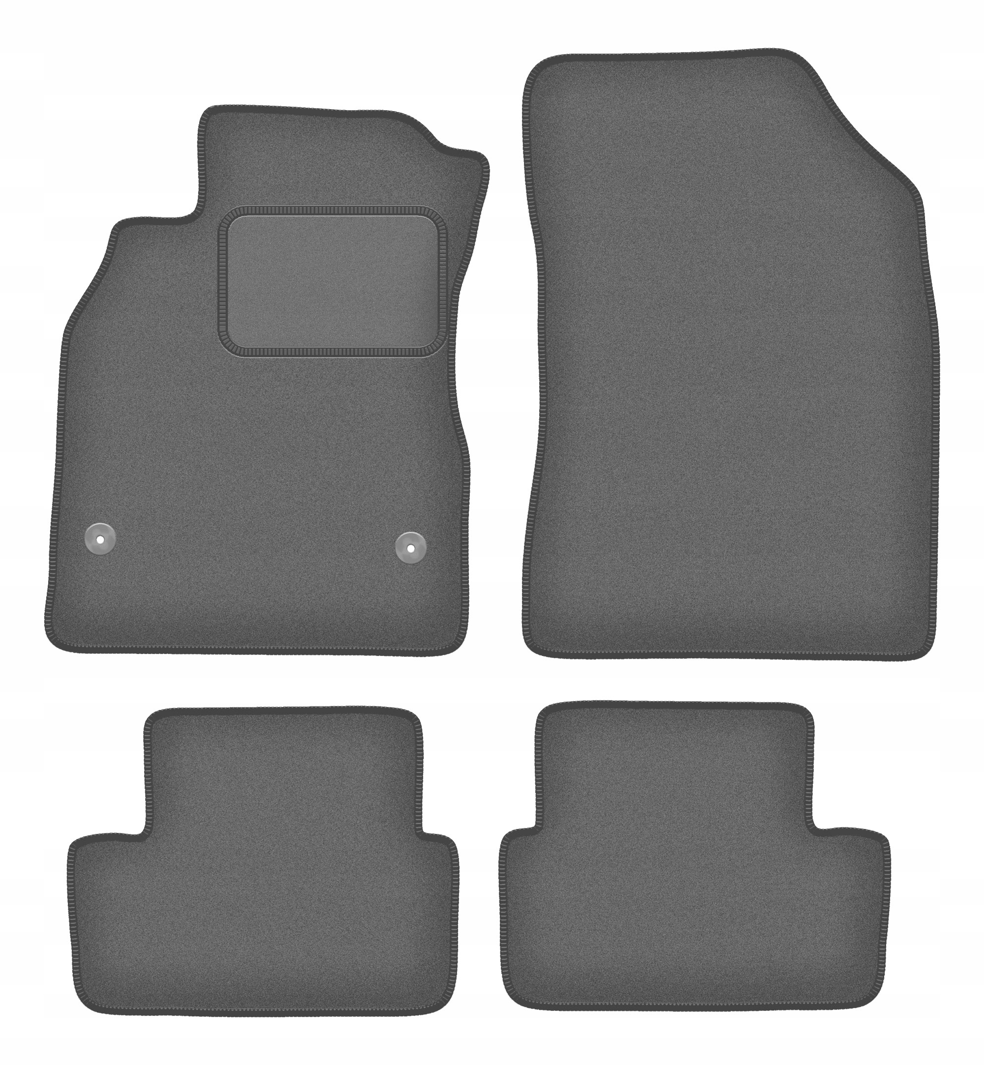 Automobilové velurové koberce pro Renault Fluence sedan (2009-2016)