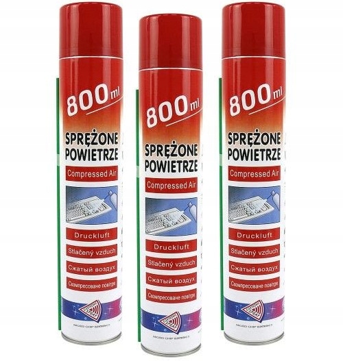 Sprężone powietrze Microchip 3x800 ml
