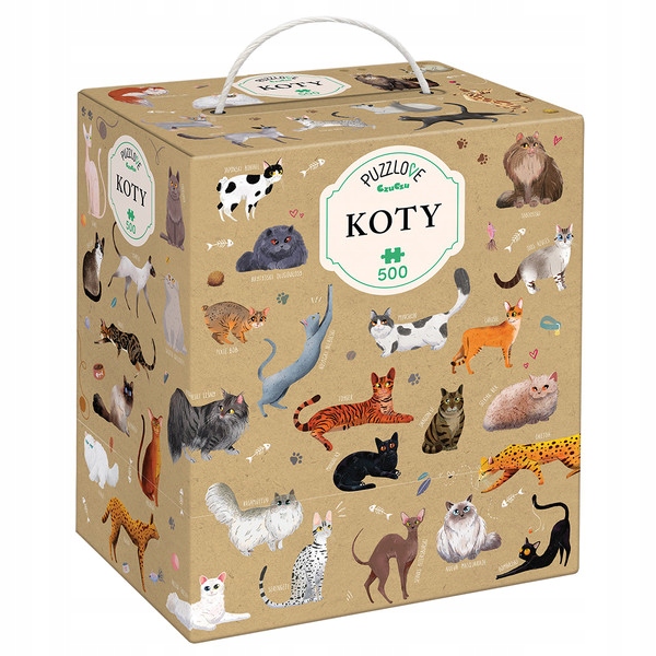 

Puzzle Puzzlove CzuCzu Koty 500 elementów