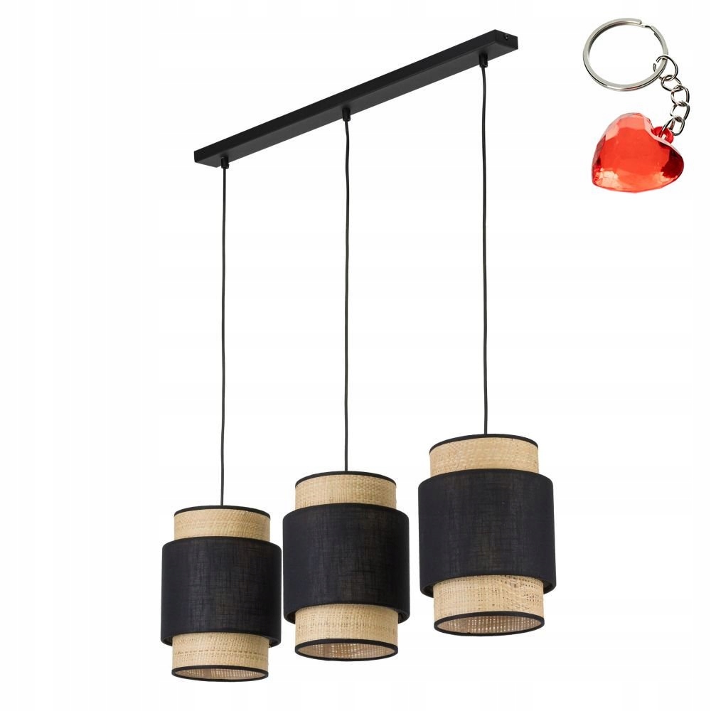 Závesná lampa Boho New čierna 5658 Tk Lighting