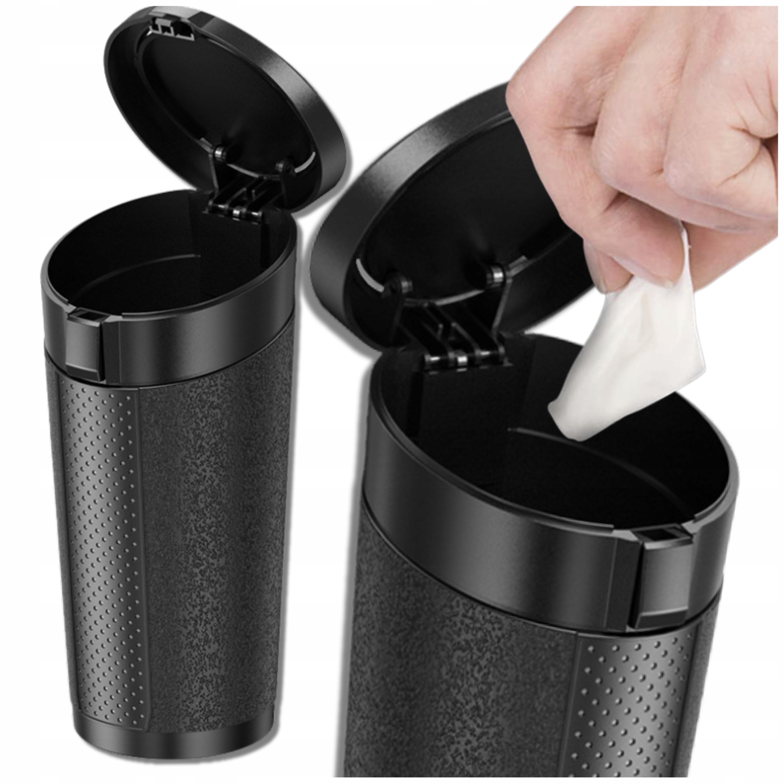 Kosz Na Śmieci Samochodowy Organizer Podróżny Śmietnik Do Auta Samochodu