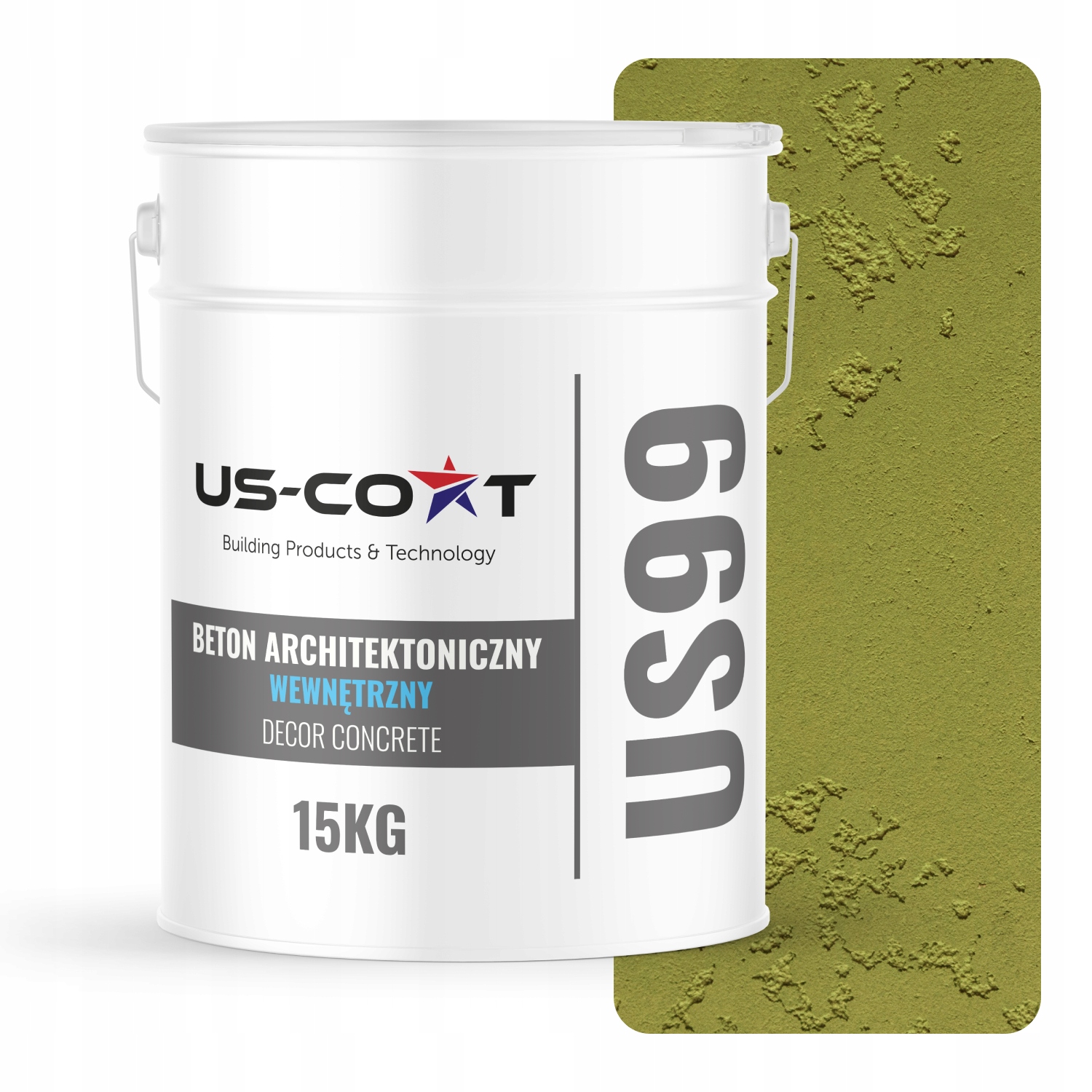 Vnitřní Hráškový Architektonický Beton H2437 10m2 15kg Omítka Na Zeď