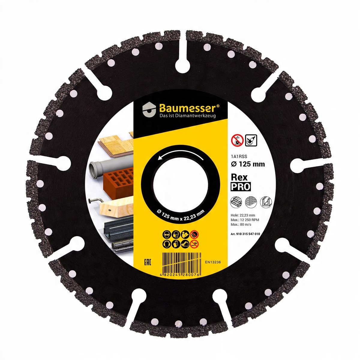 

Tarcza Do Cięcia Cegły Metalu Betonu 125x2.5mm