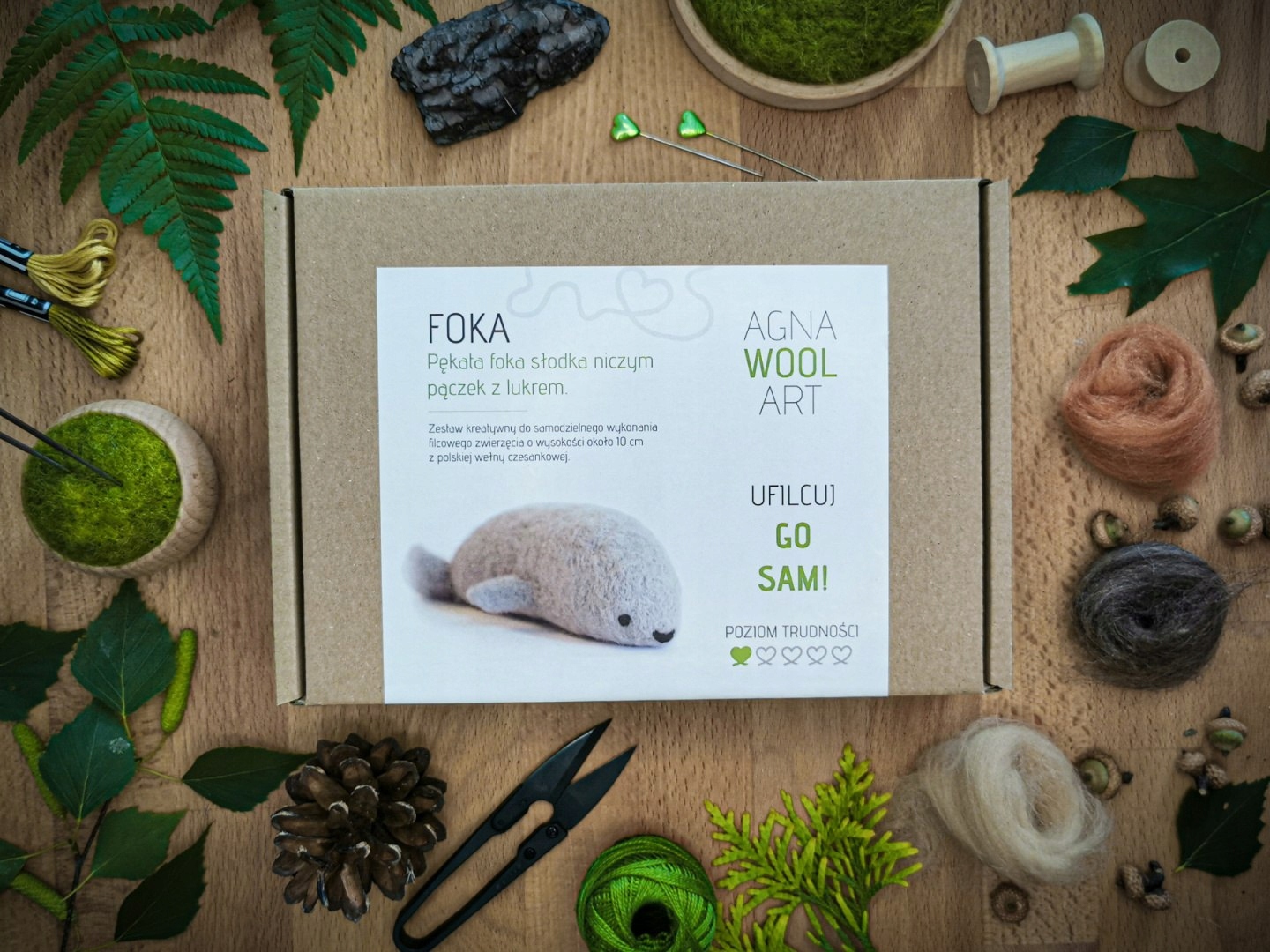 Plstěná sada Tuleň