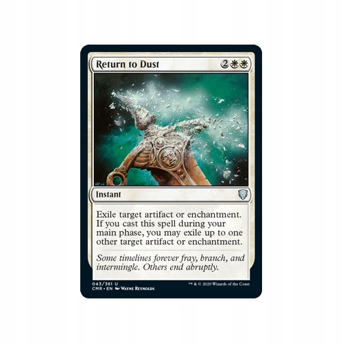 Mtg 2x Return to Dust (Uncommon)