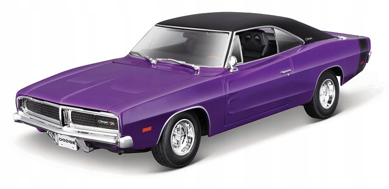 Maisto 1969 Dodge Charger R/t, fialová, 1:18