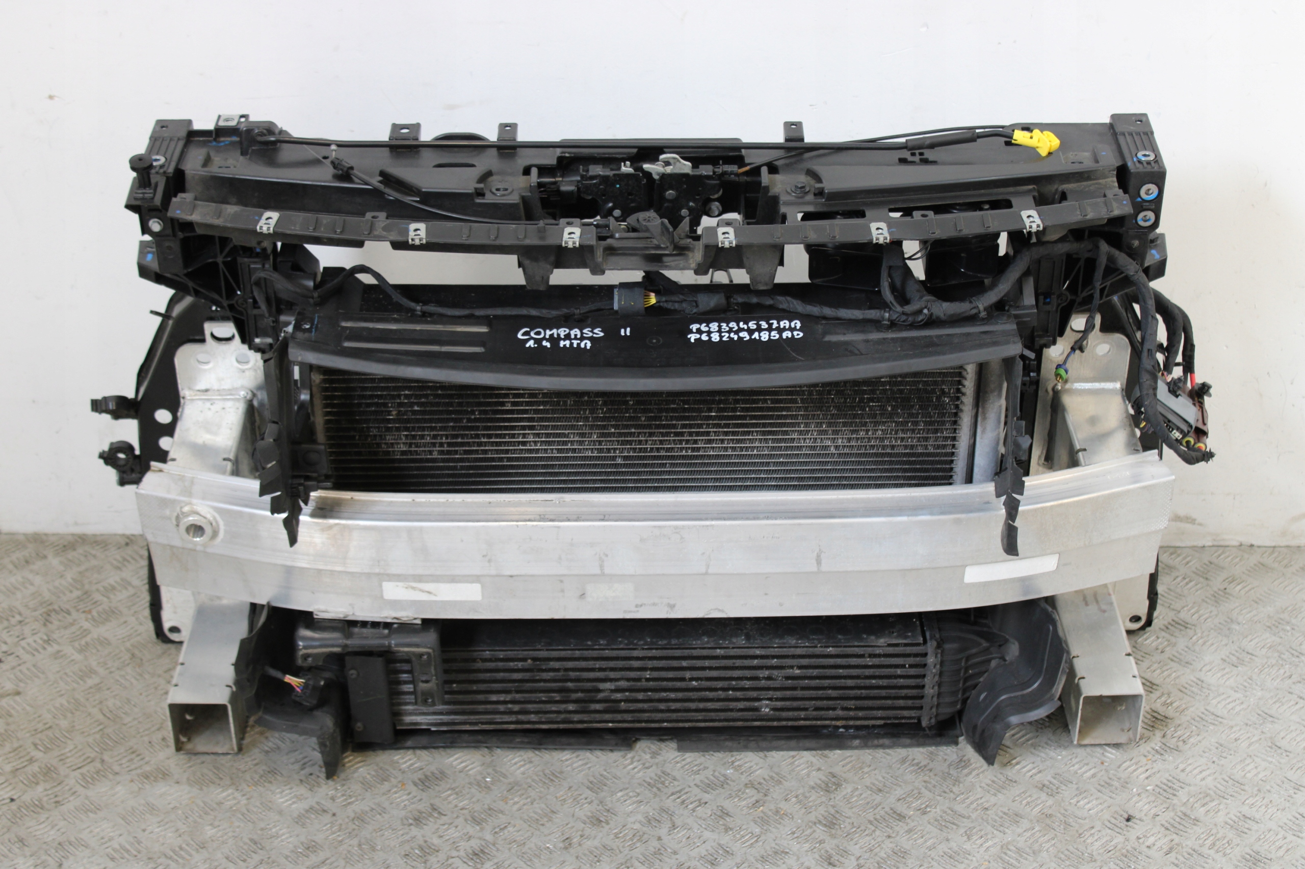 support panel for radiators front pillar radiator JEEP COMPASS II 2 1,4 MTA