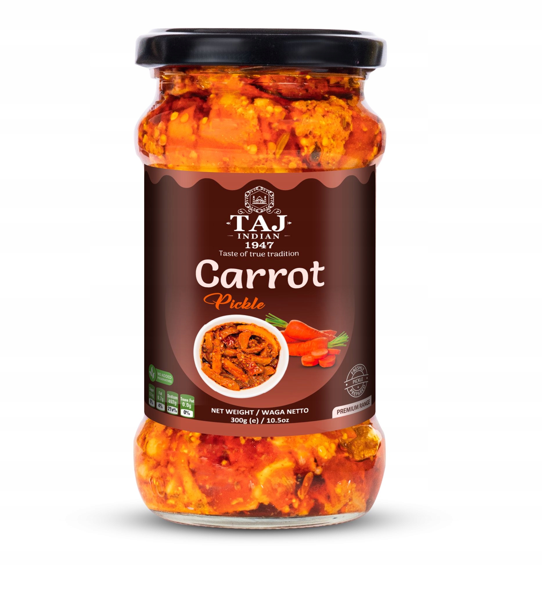 TAJ INDIAN 1947 PICKLES FROM CARTETS