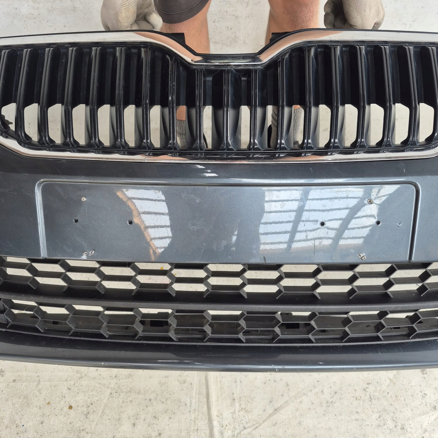 SKODA OCTAVIA III 3 12-16 bumper front front