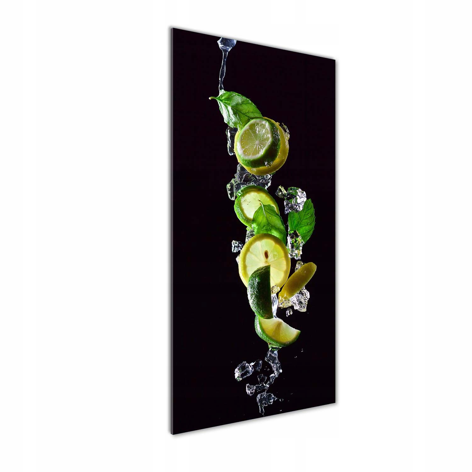 

Foto obraz na szkle Limonka i cytryna 50x125 cm