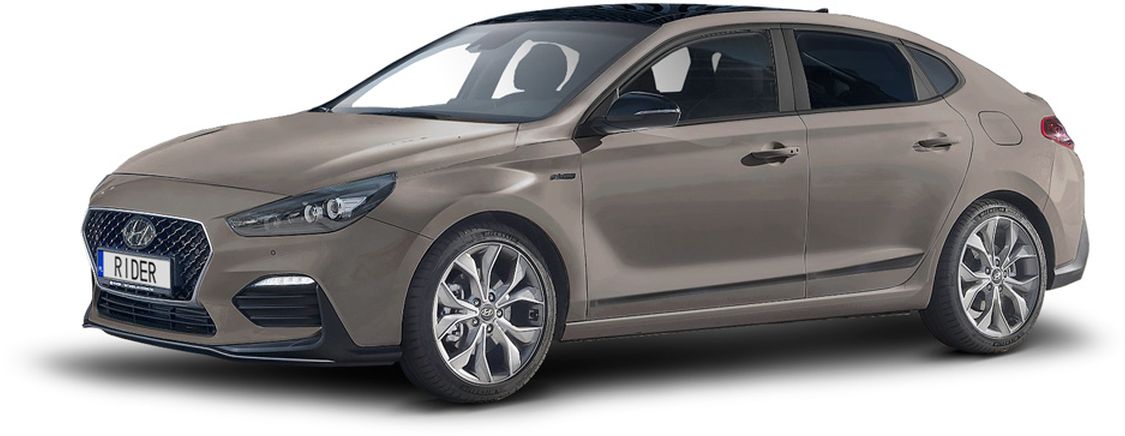 Bočné lišty dverí Hyundai i30 III, 2017- ,Fastback