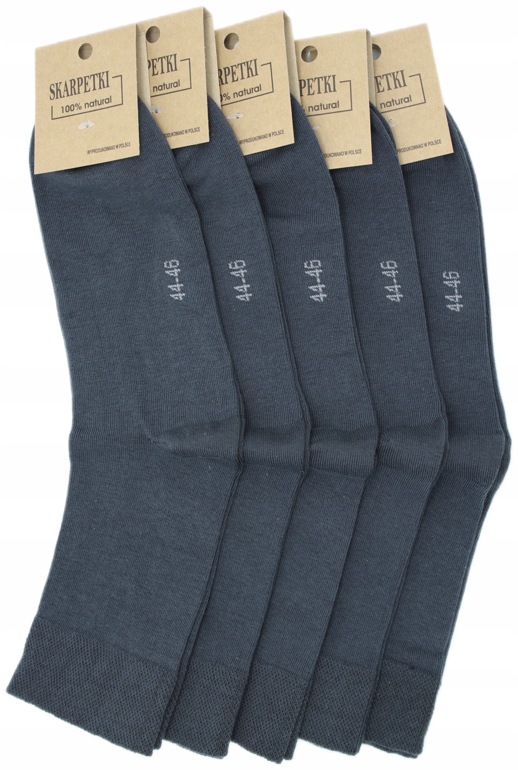 

5x Skarpety Bawełniane 44-46 Trwałe Produkt Polski