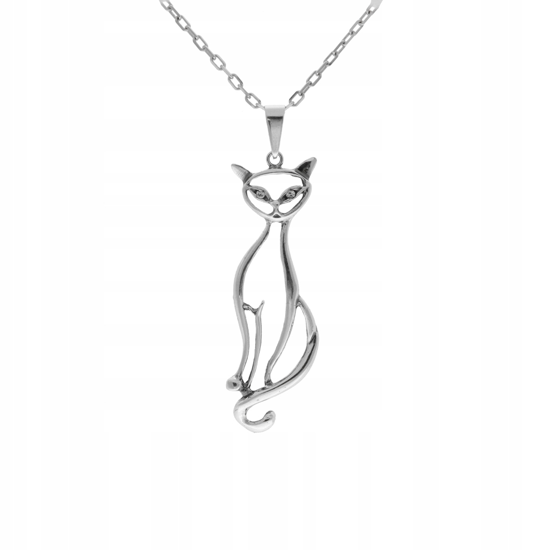 Přívěsek kočka stříbro