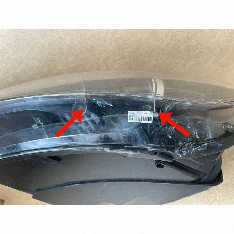 REFLEKTOR light left front fog light H7 H15 left front AUDI Q7 4L 09-15