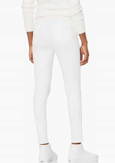 AMAZON ESSENTIALS JEANSY DAMSKIE BIAŁE Marka inna