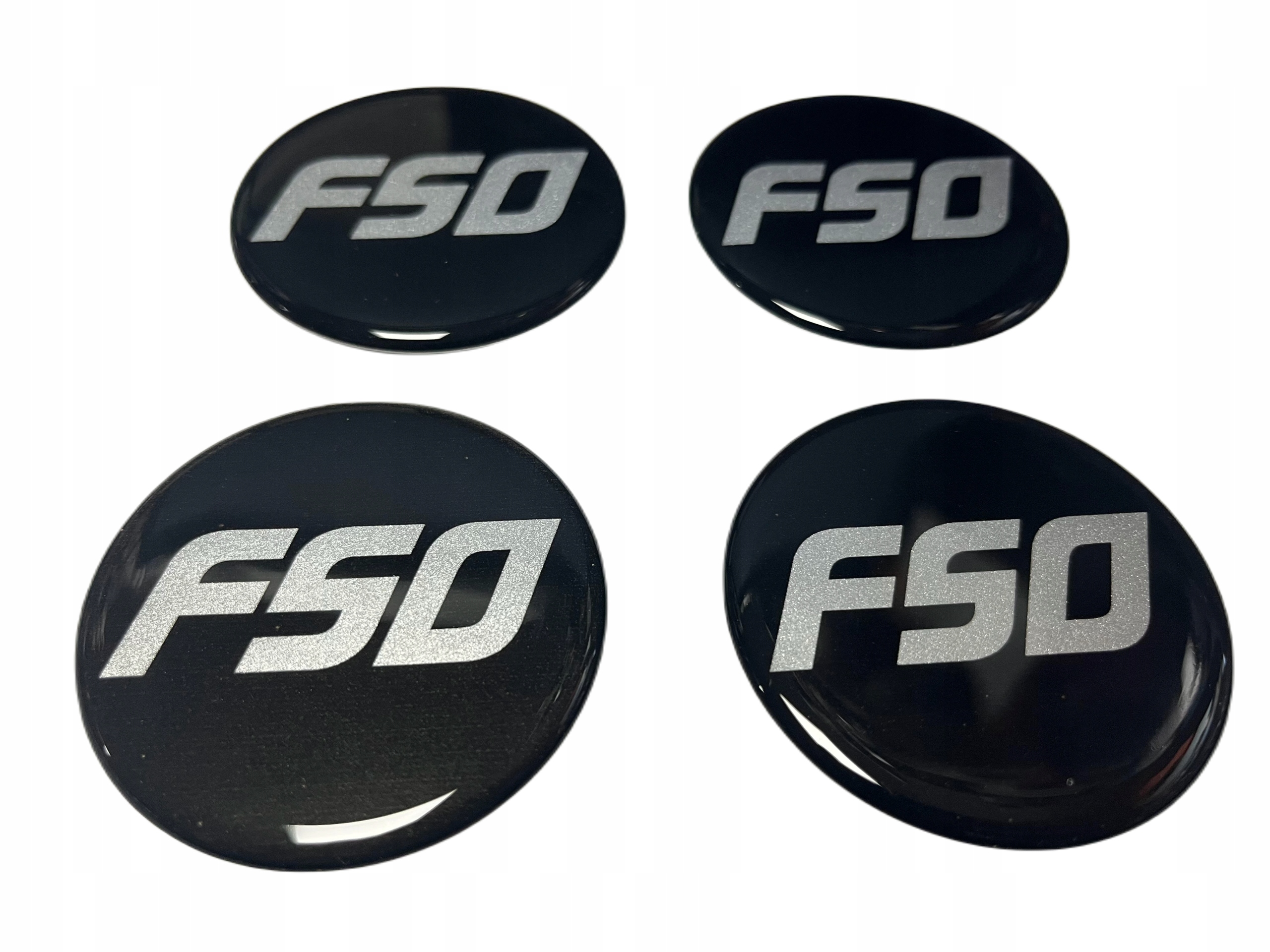 Naklejki znaczki emblematy na kołpaki alufelgi Fso 55mm 5,5 cm