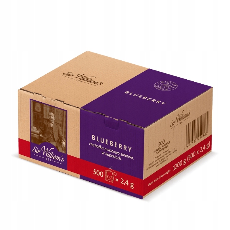 Sir Williams Tea Borůvkový ovocný čaj 500x2,4g