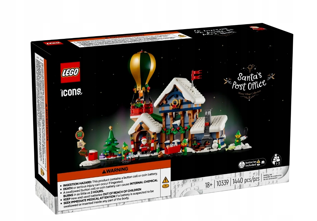 Lego Icons 10339 Pošta svatého Mikuláše Stavebnice jako Dárek Nové Vánoce