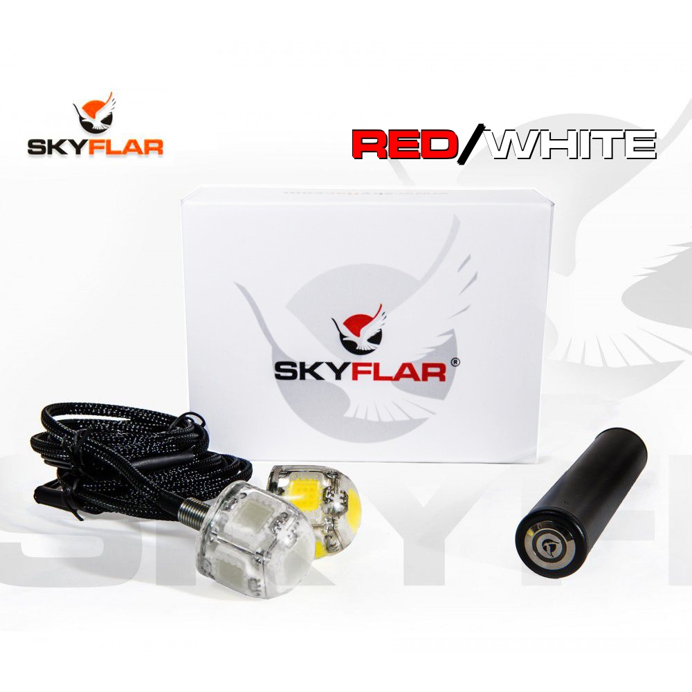 PODWÓJNA LAMPA BŁYSKOWA LED SKYFLAR ST-202 R/W Kod producenta ST-202 Red/White