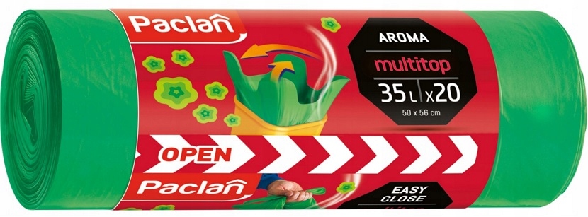 

Paclan Worki na Śmieci Multitop zapachowe 35L A'20