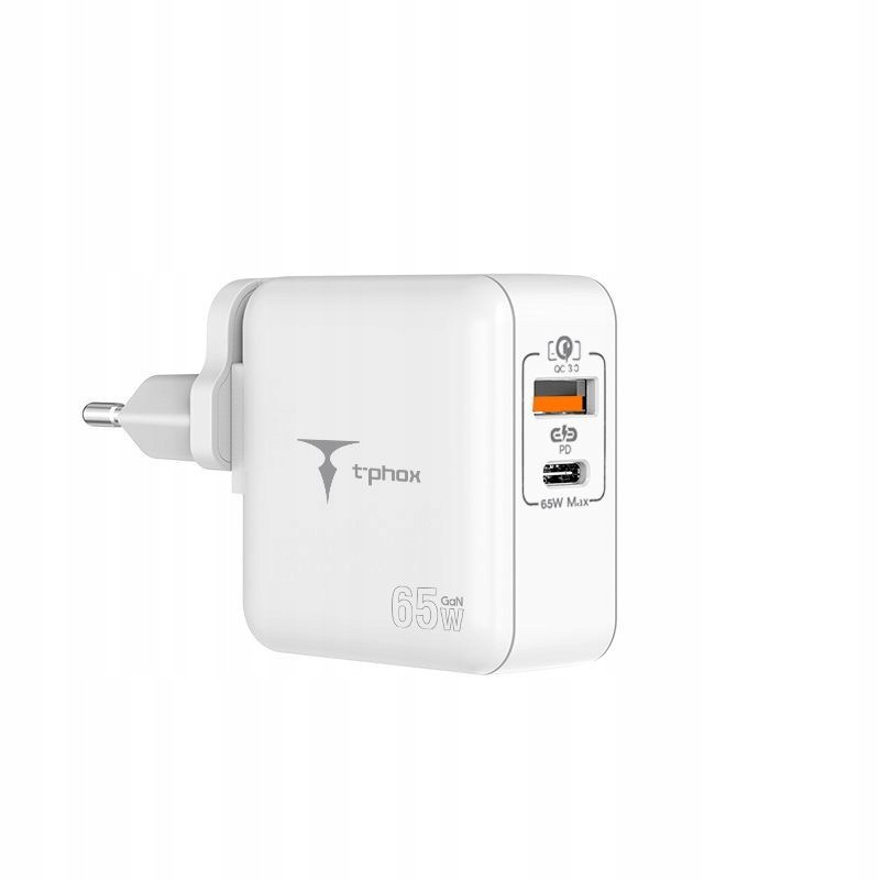 Síťová Nabíječka T-phox T-PP09 Gan Pd 65W Usb/usb-c Kvalita