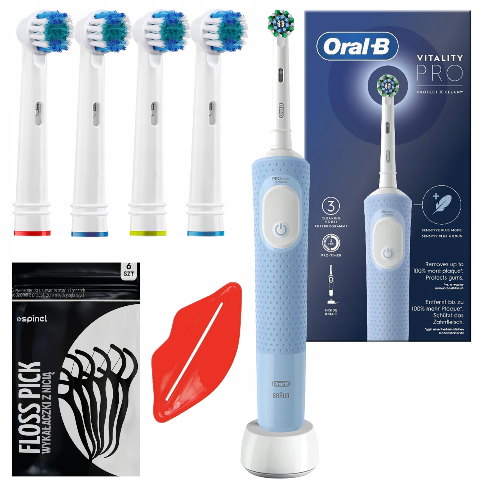 Szczoteczka Do Zębów Oral-b Vitality Pro D103 Dodatki