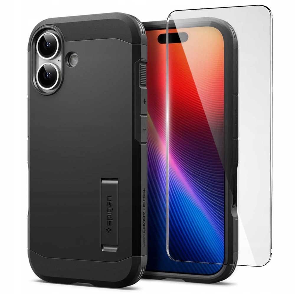 Pouzdro pro iPhone 17, kryt Spigen Tough Armor T Mag pro MagSafe Sklo