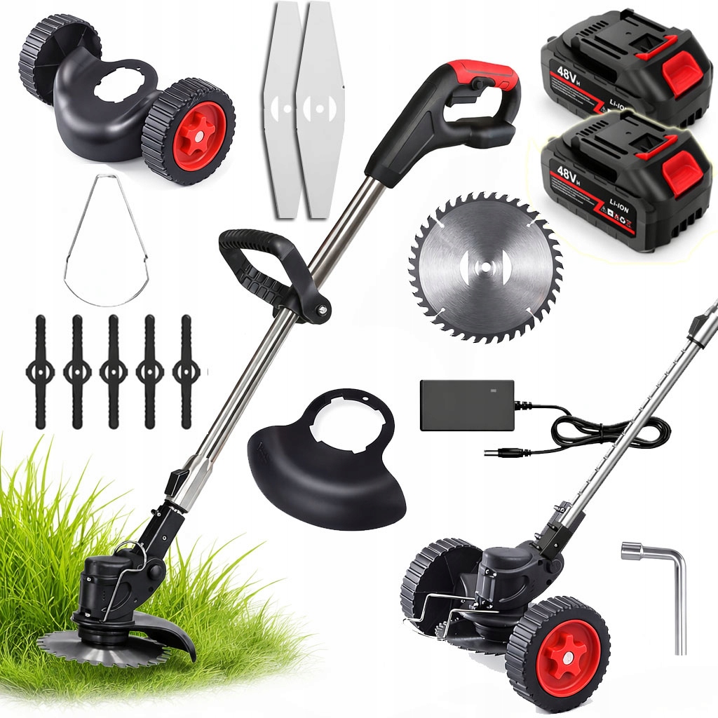 Křovinořez na Trávy Akumulátorová zahradní křovinořezová sekačka Sada XXL