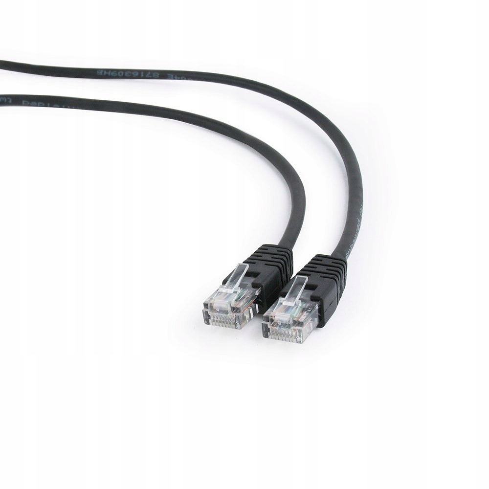 Patchcord Gembird PP12-5M/BK (RJ45 RJ45 5m kolor czarny)