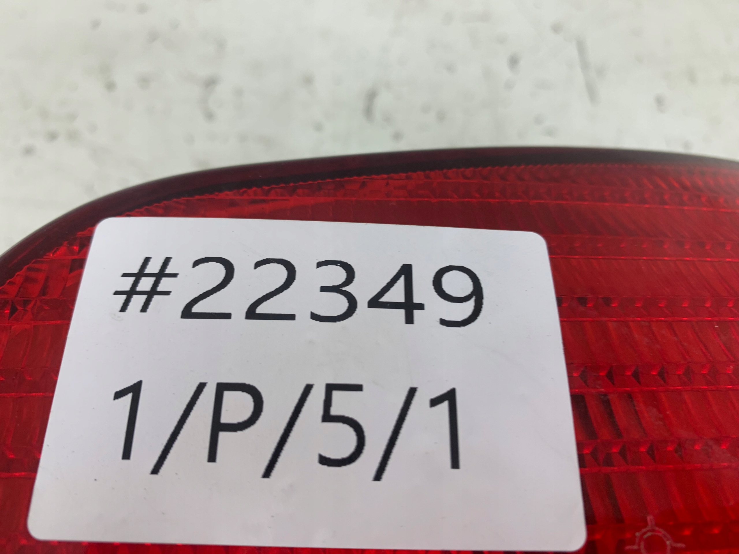 VW LUPO light right rear part rear