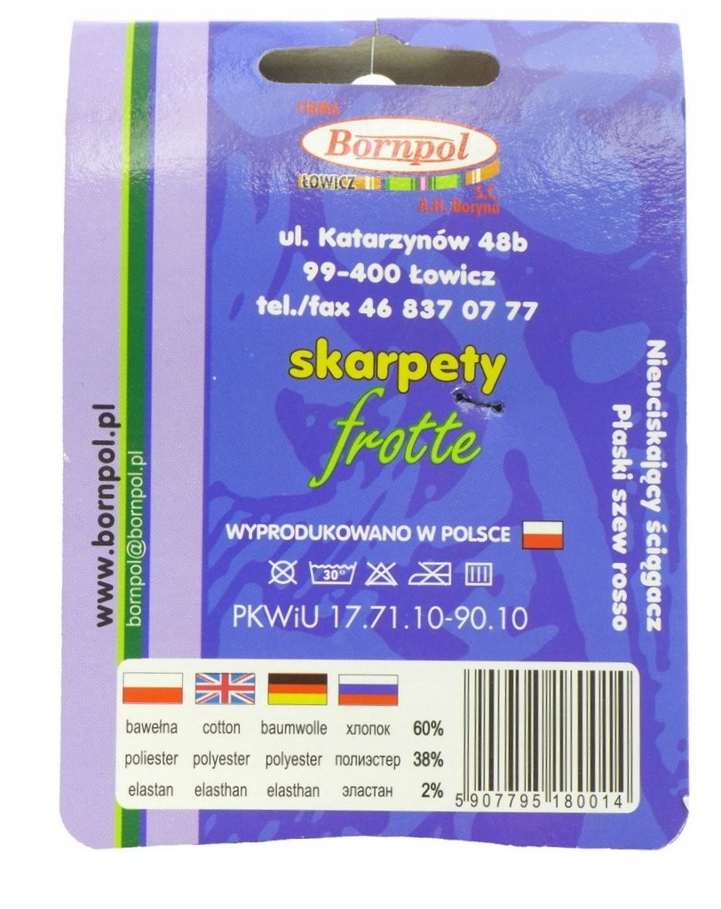 mix 34/37 SKARPETY DAMSKIE FROTTE BEZUCISKOWE ROSSA Marka Inna marka