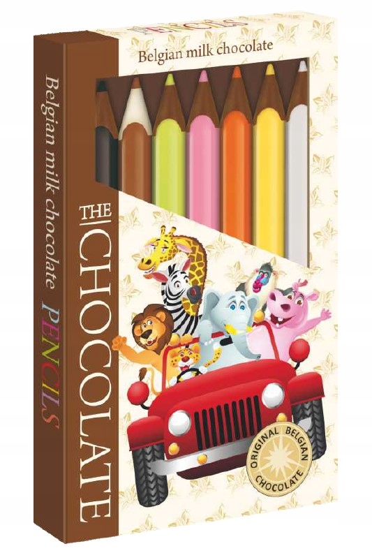 Levně 3x Čokoládové pastelky 100 g The Chocolate