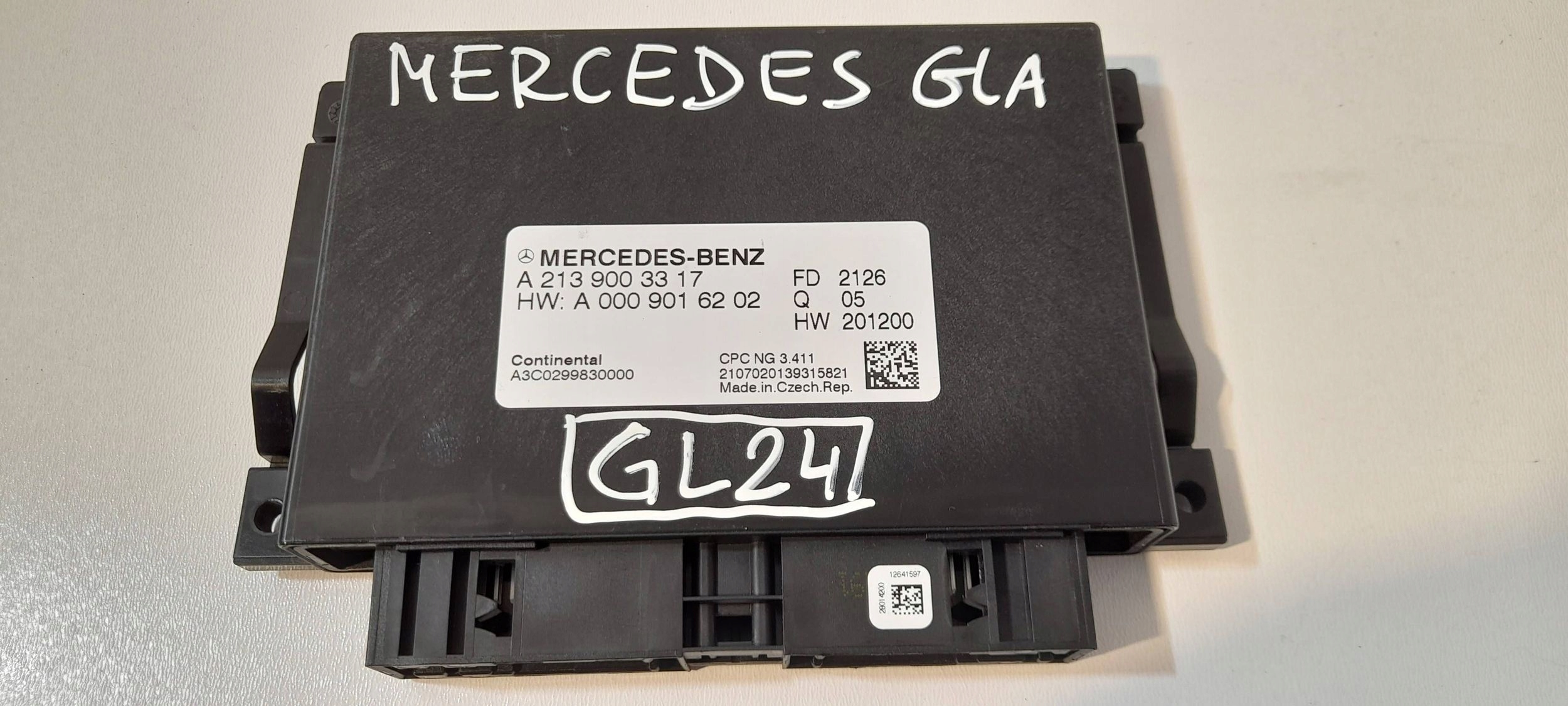 Mercedes-Benz GLA H247 Centralina / modulo cambio ingranaggi A2139003317 (GL24)