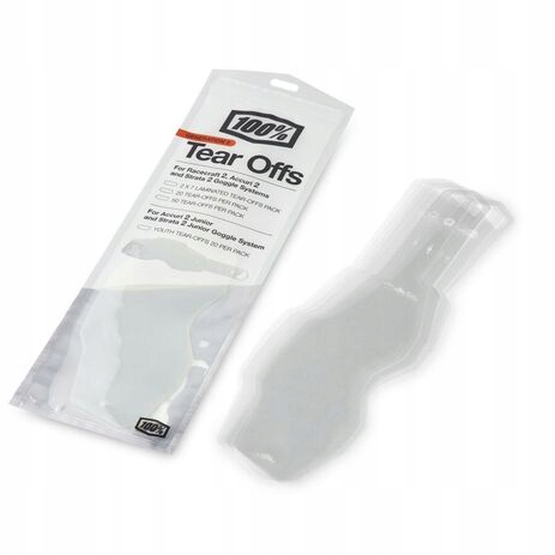 ZRYWKI DO GOGLI 100% Strata 2 Accuri 2 Junior 0841269168830